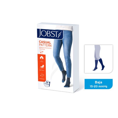 JOBST® CASUAL PATTERN Compresión Baja Rodilla